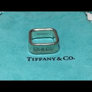 Tiffany & Co 1837 Square Ring Size 5-5.5